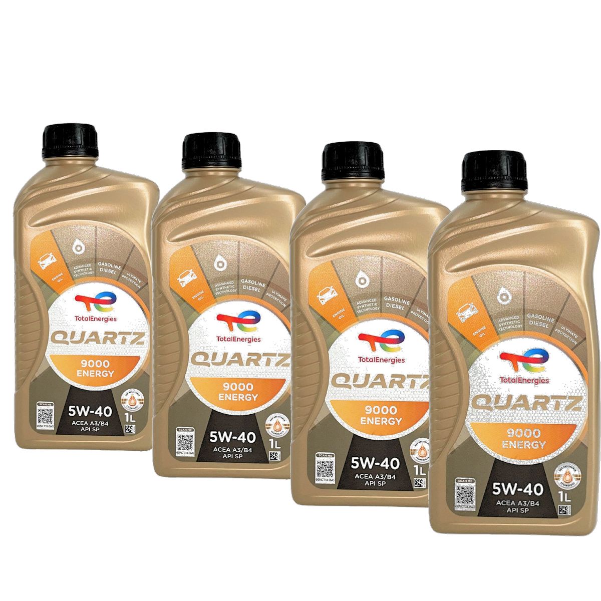 Total Quartz 9000 Energy 5W-40 4x1 Liter