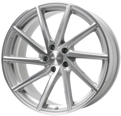 BROCK B37C kristallsilber vollpoliert 9.5Jx20 5x112 ET22