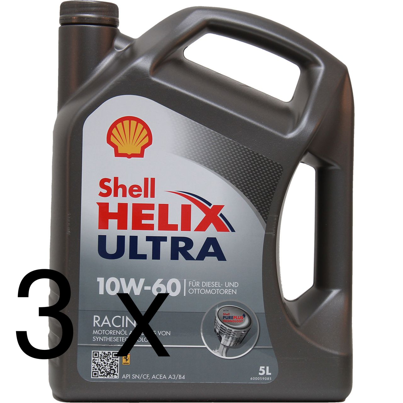Shell Helix Ultra Racing 10W-60 3x5 Liter