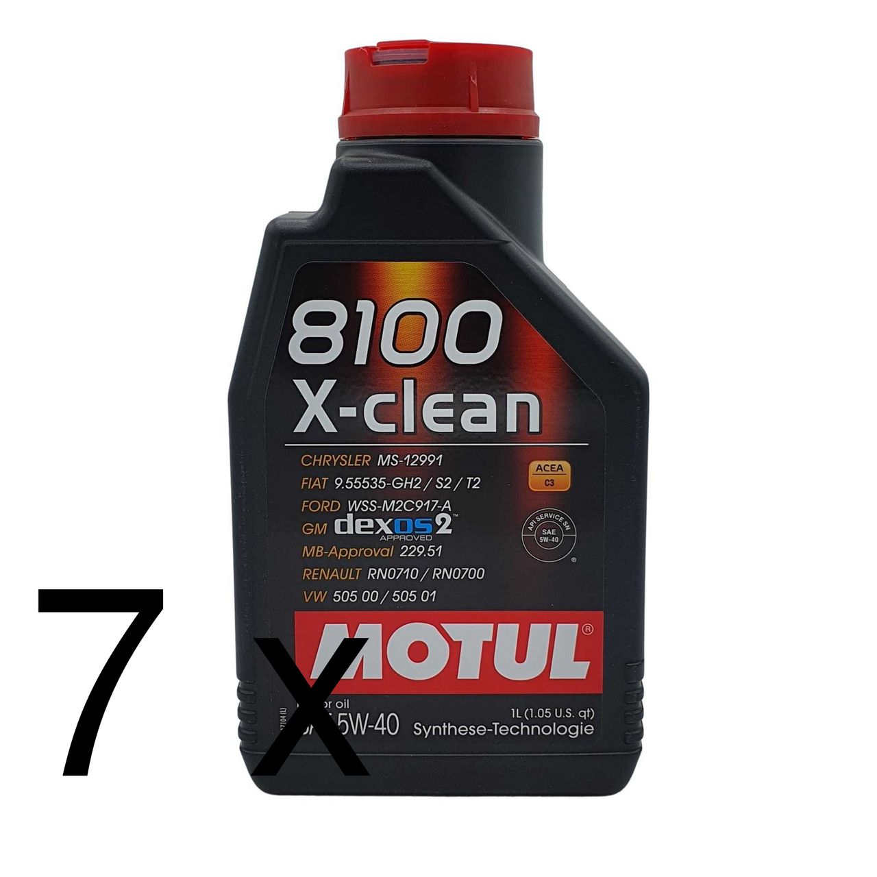 Motul 8100 X-clean 5W-40 7x1 Liter
