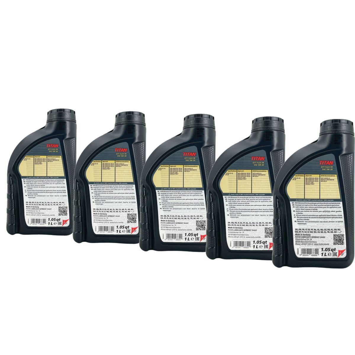 Fuchs Titan GT1 Flex FR 5W-30 5x1 Liter