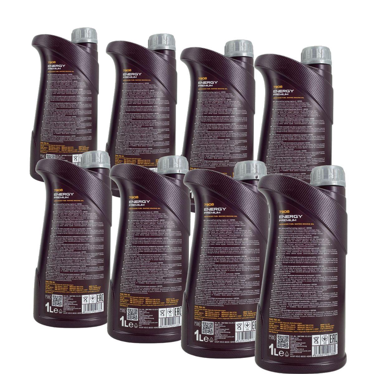 Mannol Energy Premium 5W-30 8x1 Liter
