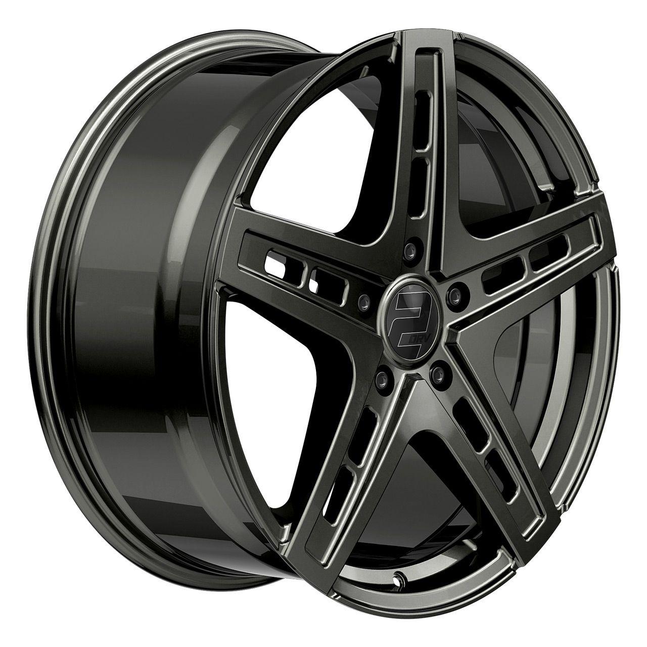 WHEELWORLD-2DRV WH38 dark gunmetal full painted 9.0Jx20 5x130 ET30