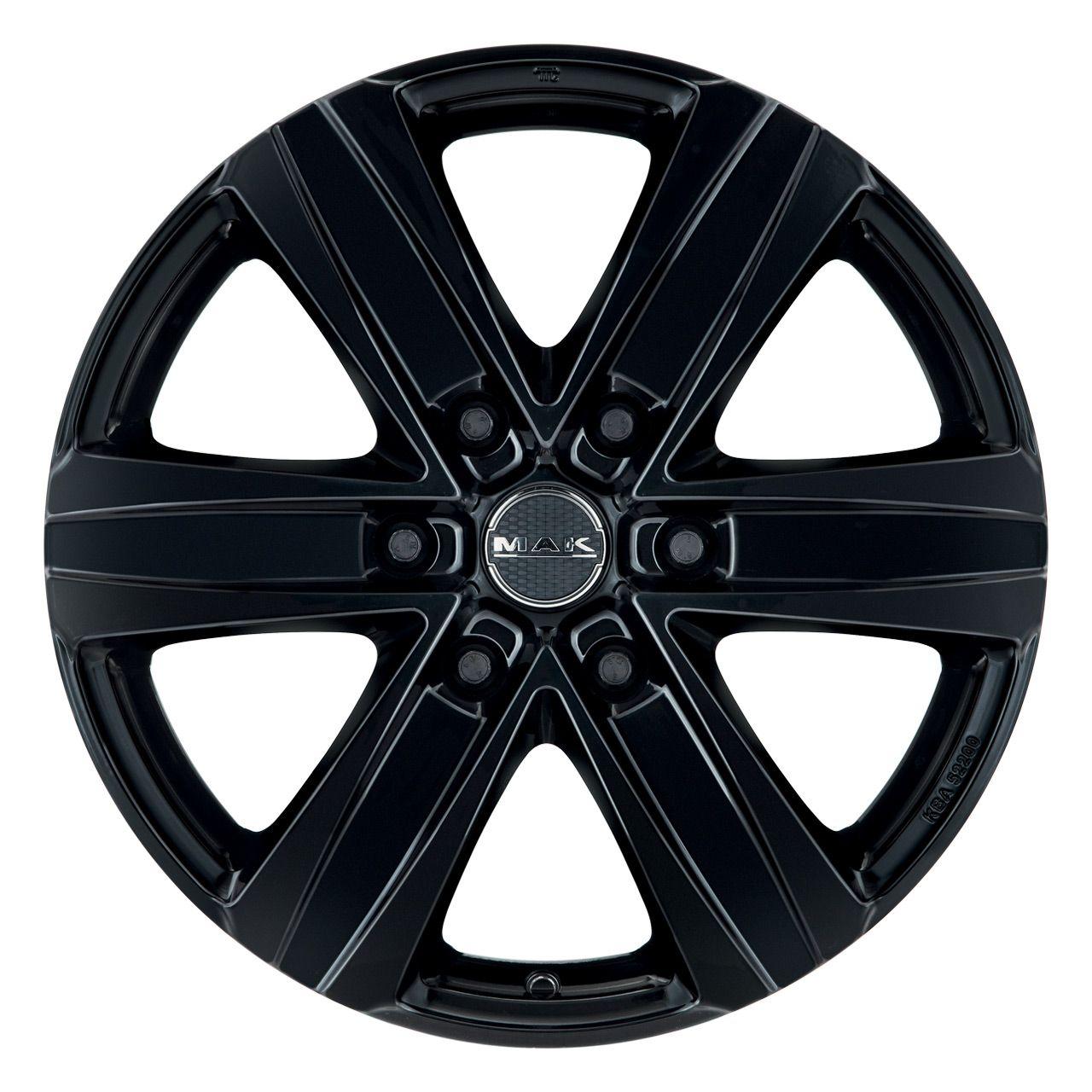 MAK STONE 6 gloss black 8.5Jx20 6x114.3 ET45