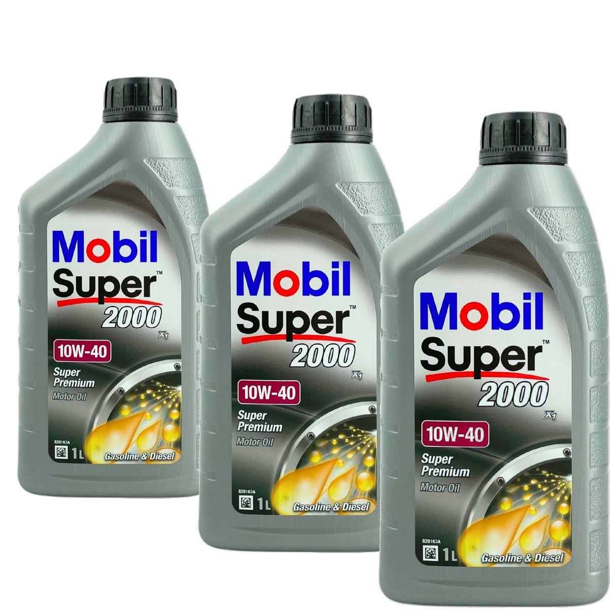 Mobil Super 2000 X1 10W-40 3x1 Liter