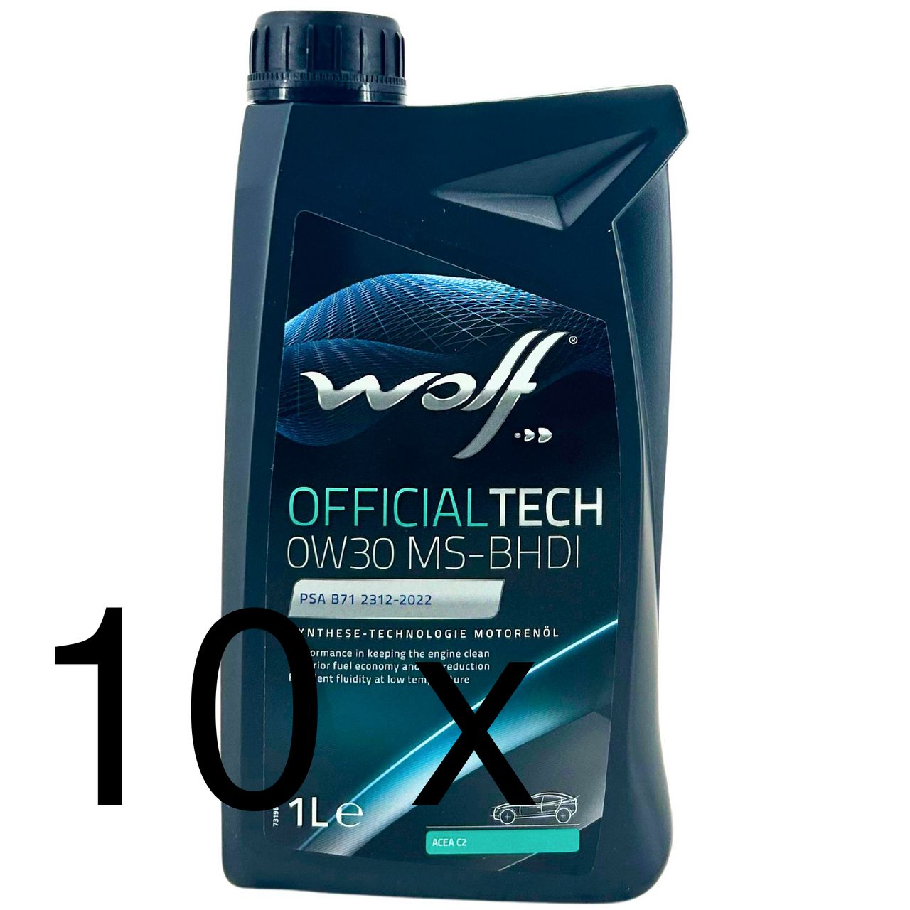 Wolf OfficialTech 0W-30 MS-BHDI 10x1 Liter