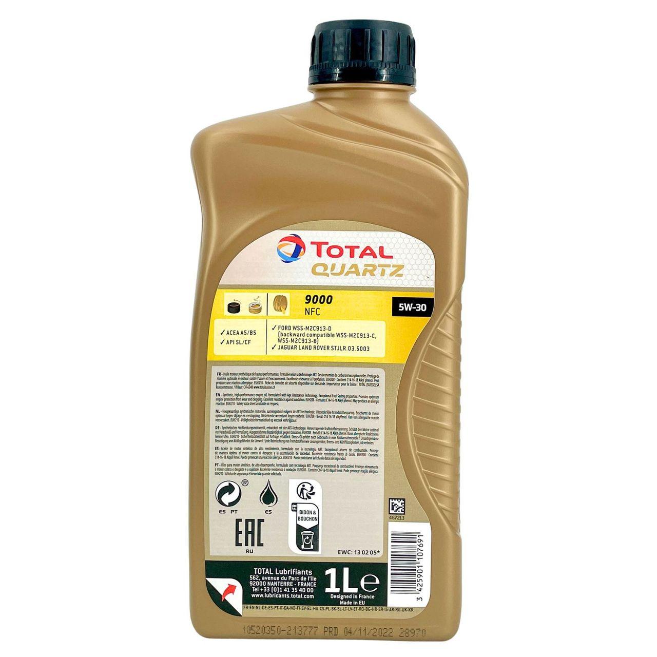 Total Quartz 9000 NFC 5W-30 1 Liter