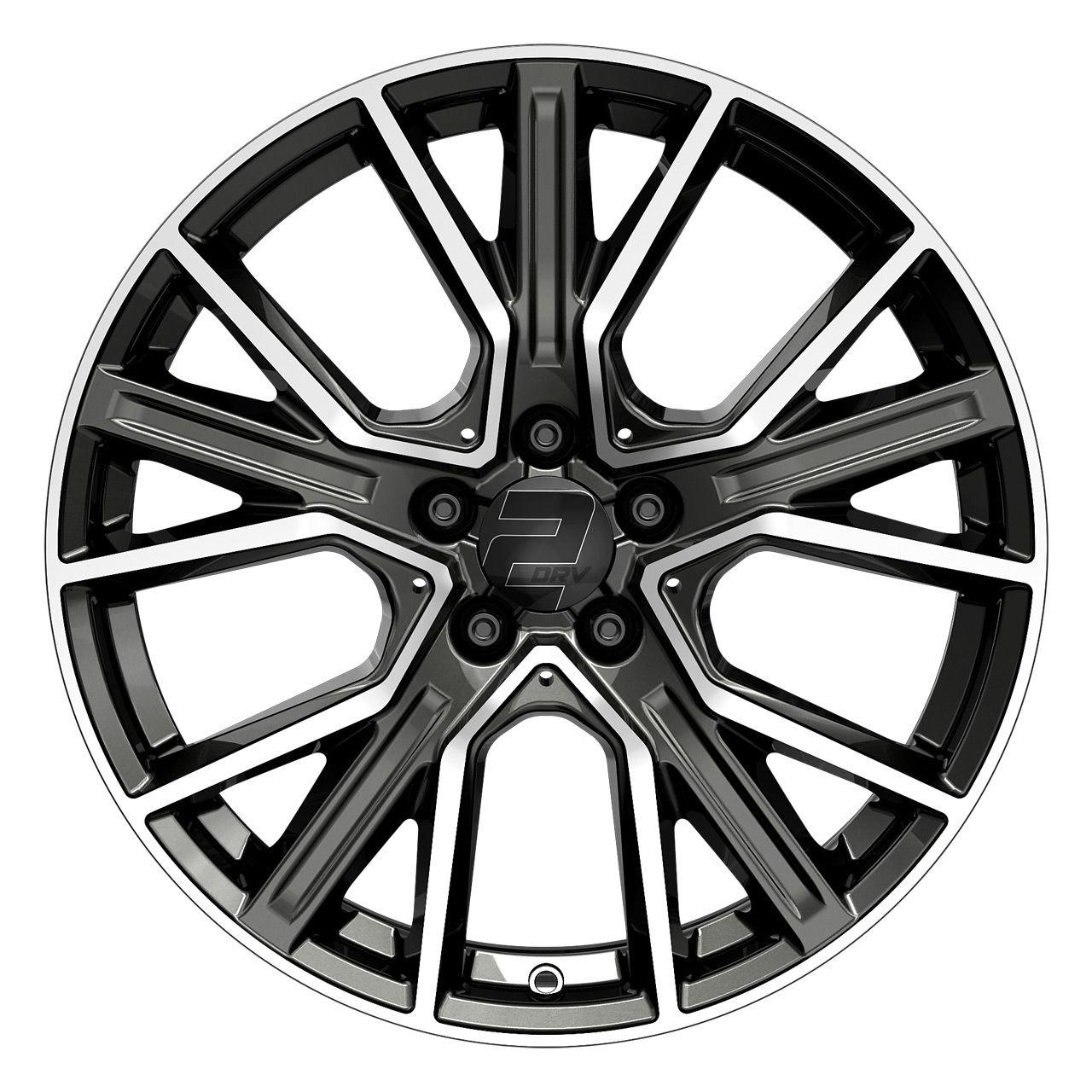 WHEELWORLD-2DRV WH34 dark gunmetal full machined 9.0Jx20 5x112 ET21