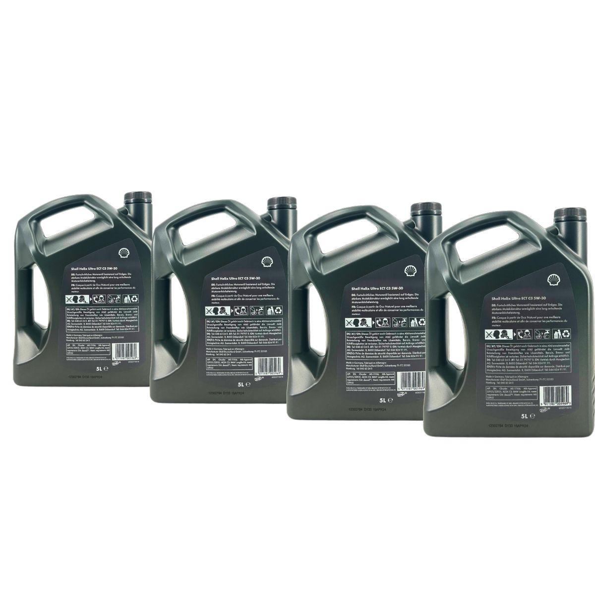 Shell Helix Ultra ECT C3 5W-30 4x5 Liter