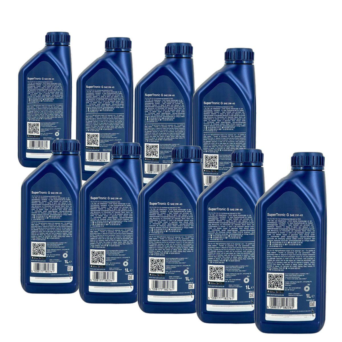 Aral SuperTronic G 0W-40 9x1 Liter