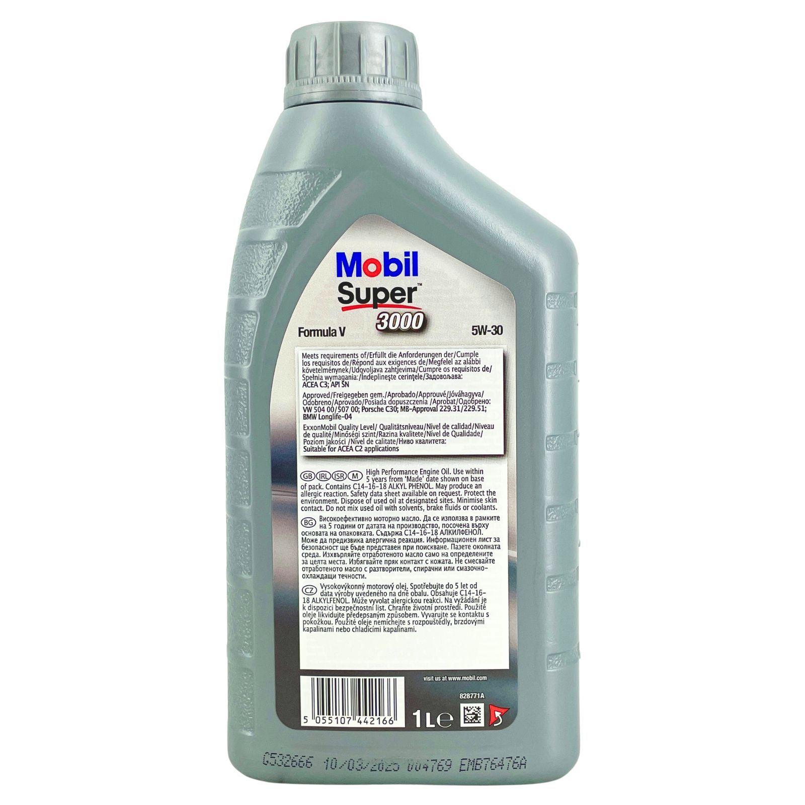 Mobil Super 3000 Formula V 5W-30 1 Liter