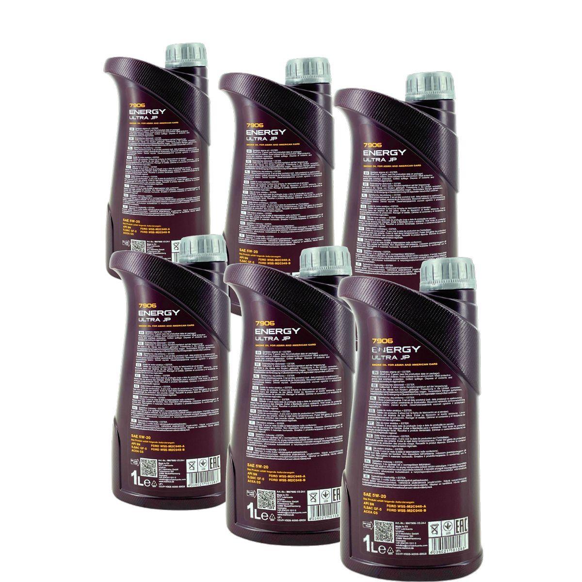 Mannol Energy Ultra JP 5W-20 6x1 Liter