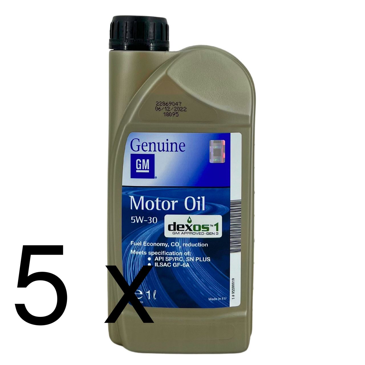 GM Dexos 1 GEN 3 5W-30 5x1 Liter GM Dexos 1 GEN 3 5W-30 5x1 Liter