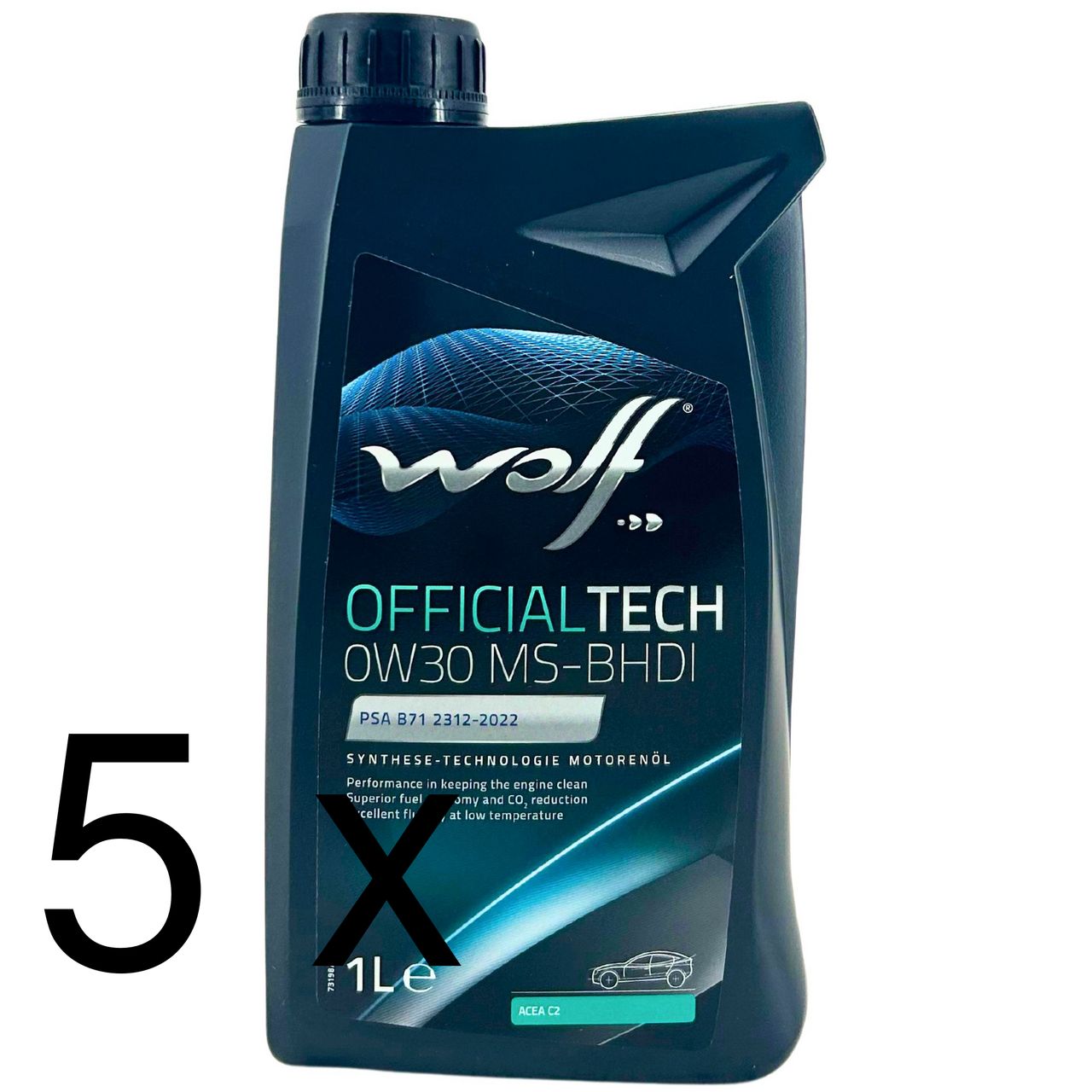 Wolf OfficialTech 0W-30 MS-BHDI 5x1 Liter