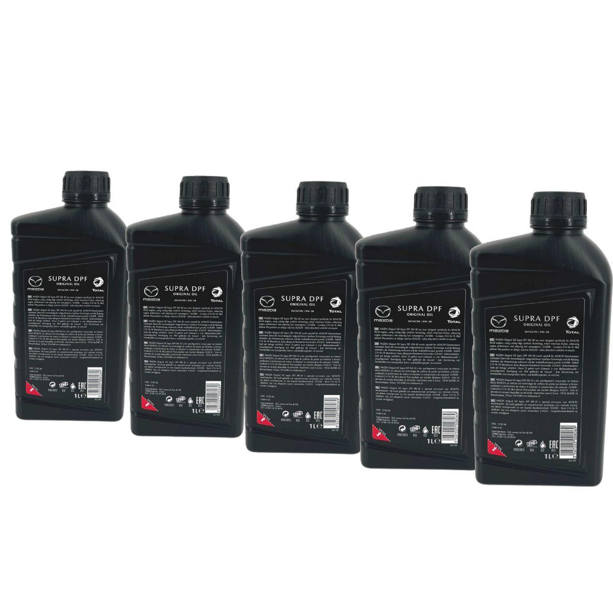 Mazda Original Oil Supra DPF Skyactiv-D 0W-30 5x1 Liter