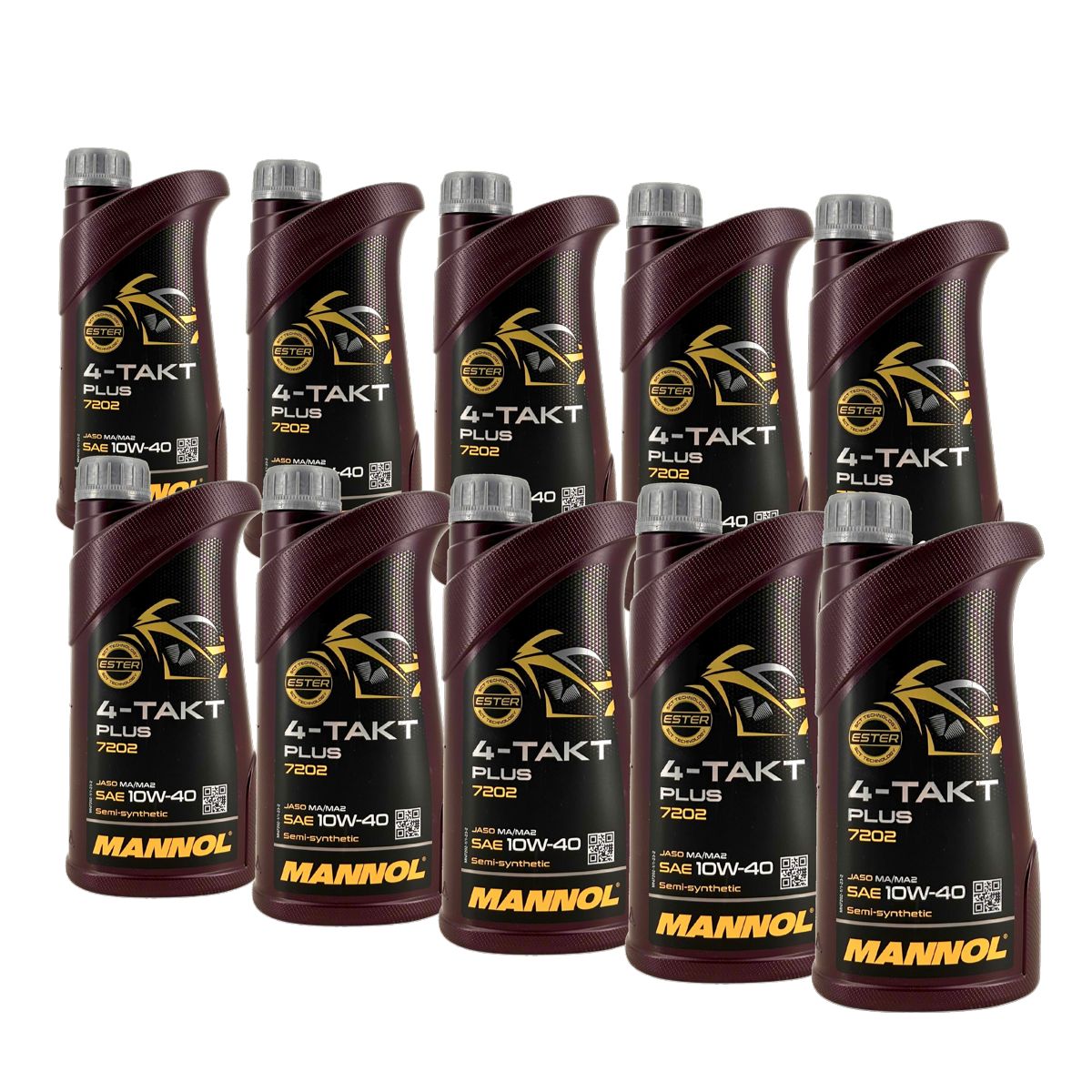 Mannol 4-Takt Plus 10W-40 10x1 Liter