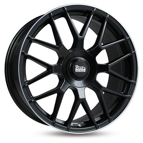 MAM WHEELS MAM GT1 matt black lip polished 9.5Jx20 5x120 ET35