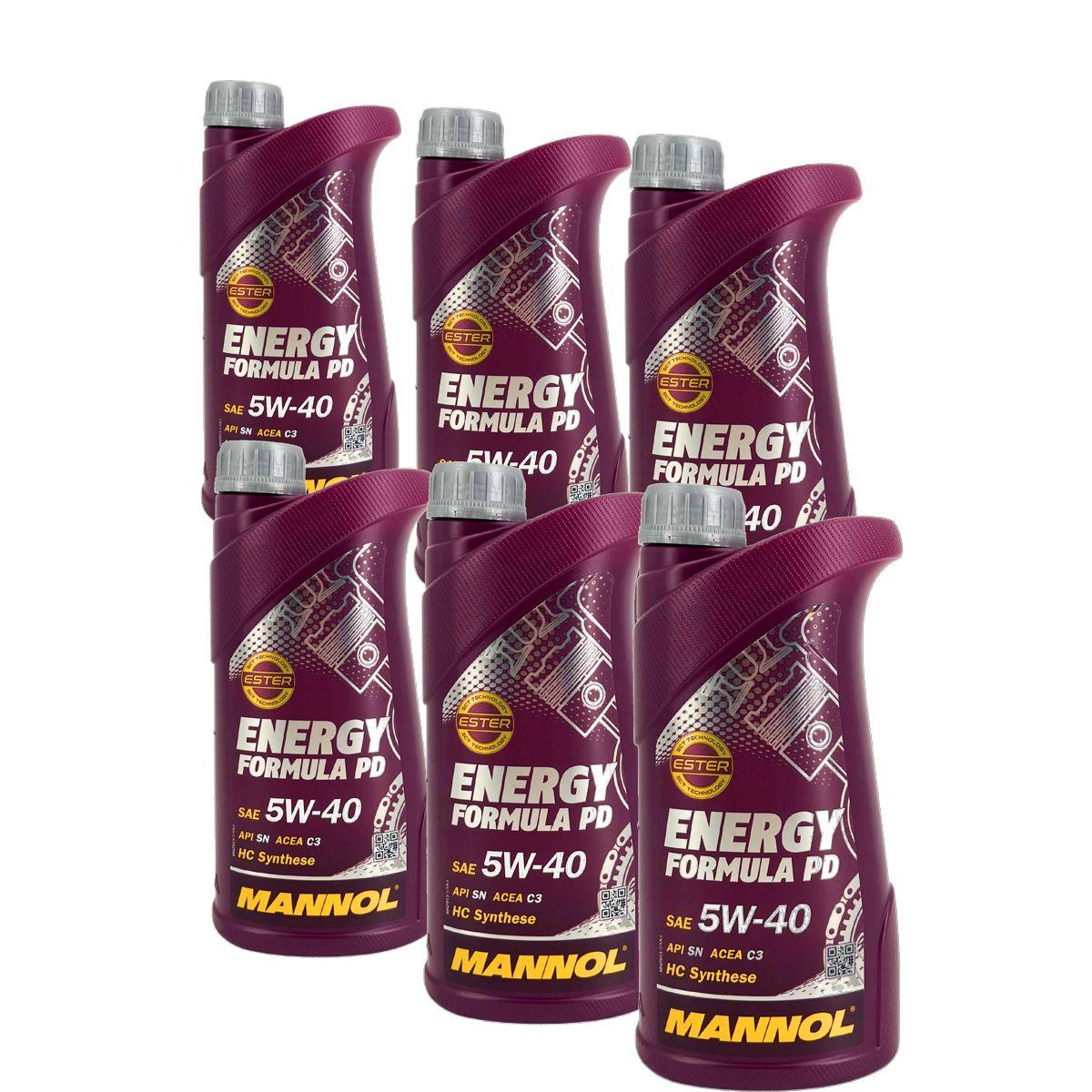 Mannol Energy Formula PD 5W-40 6x1 Liter