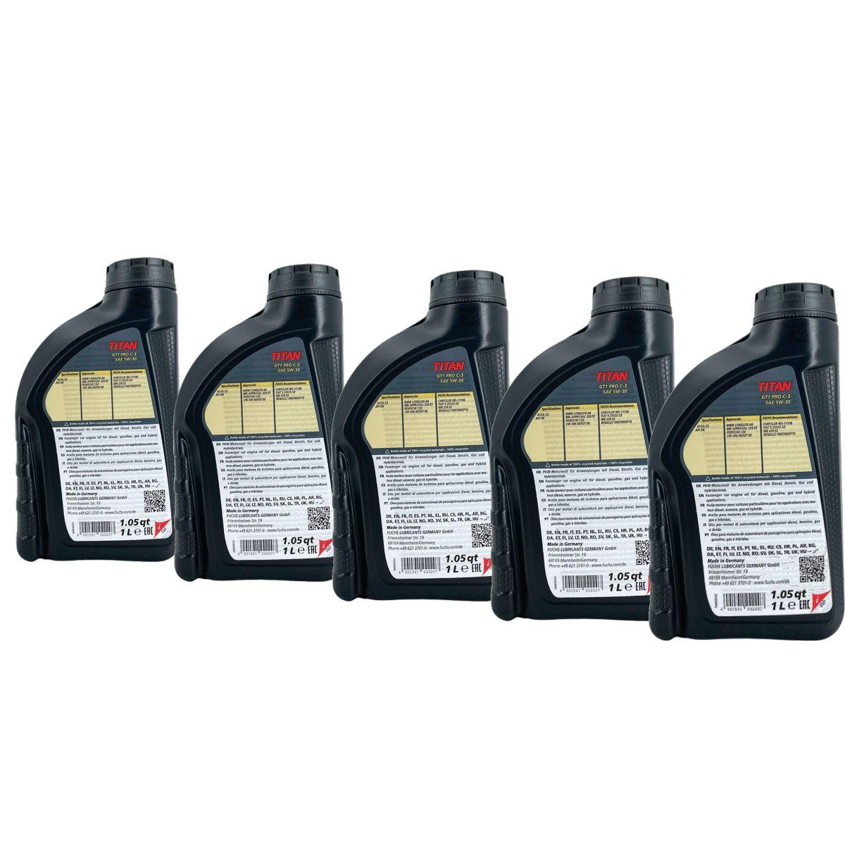 Fuchs Titan GT1 PRO C-3 5W-30 5x1 Liter
