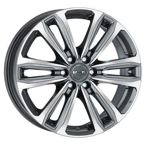 MAK SAFARI 6 gun metallic mirror 8.5Jx20 6x114.3 ET30