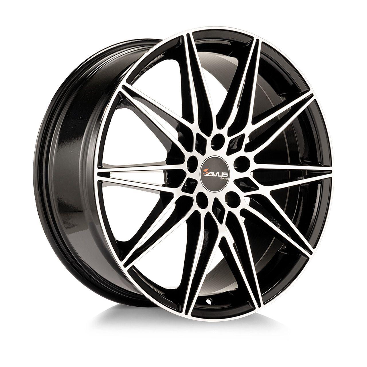 AVUS RACING AC-MB5 black polished 8.0Jx18 5x112 ET57