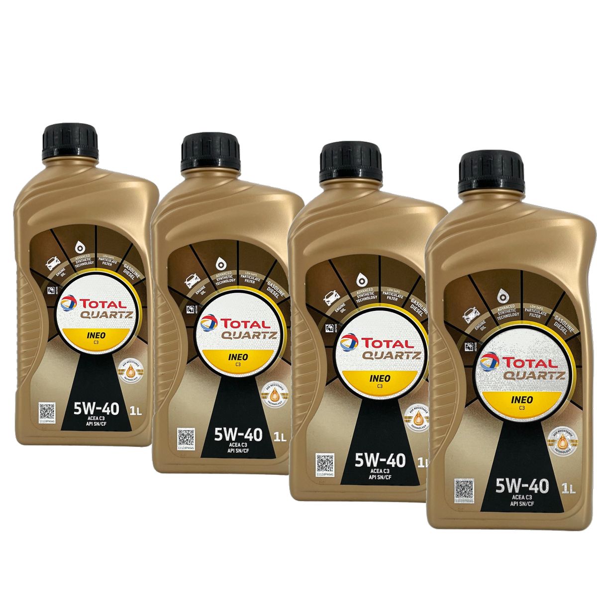 Total Quartz Ineo C3 5W-40 4x1 Liter