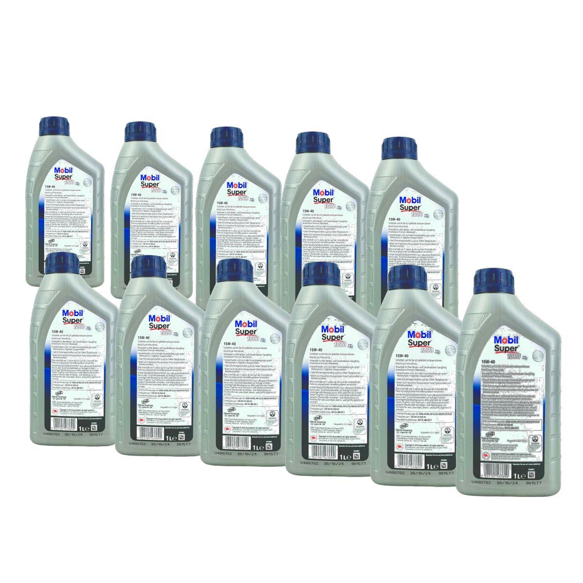Mobil Super 1000 X1 15W-40 11x1 Liter