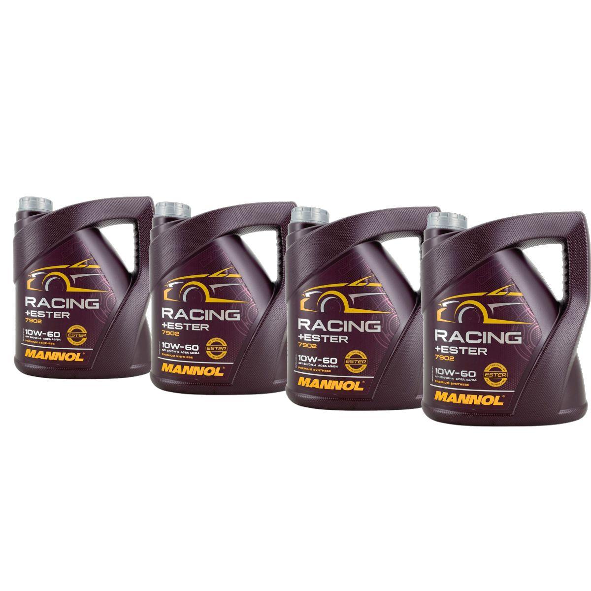 Mannol Racing + Ester 10W-60 4x4 Liter