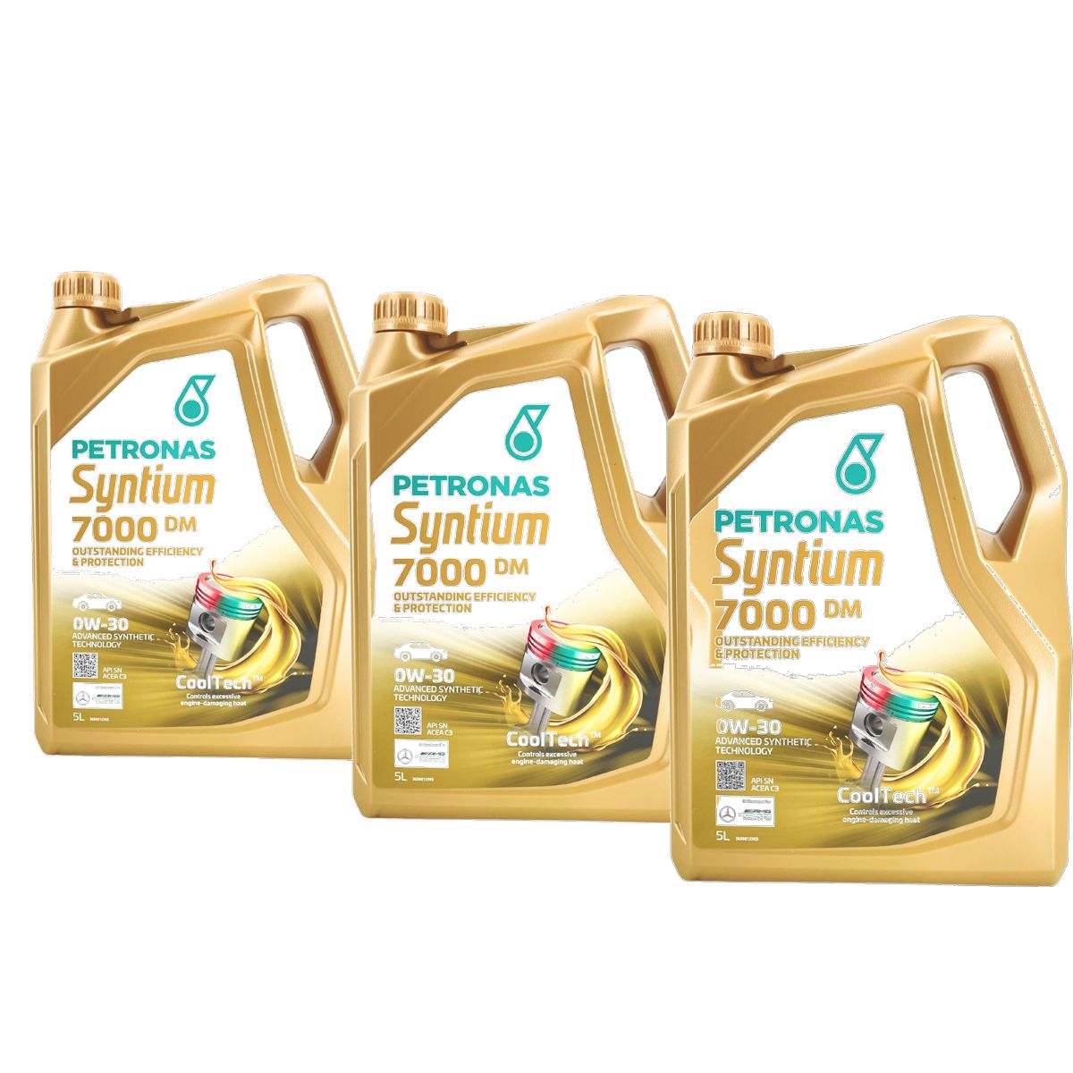 Petronas Syntium 7000 DM 0W-30 SN 3x5 Liter
