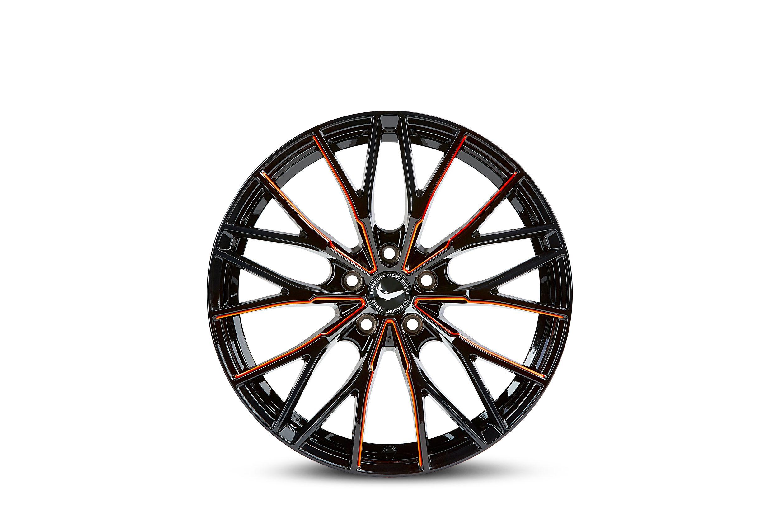 BARRACUDA PROJECT 3.0 black gloss flashorange 8.5Jx19 5x120 ET32