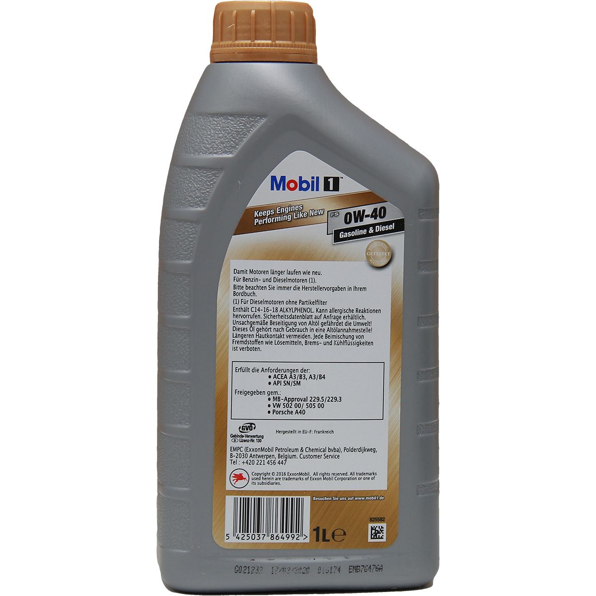 Mobil 1 FS 0W-40 1 Liter