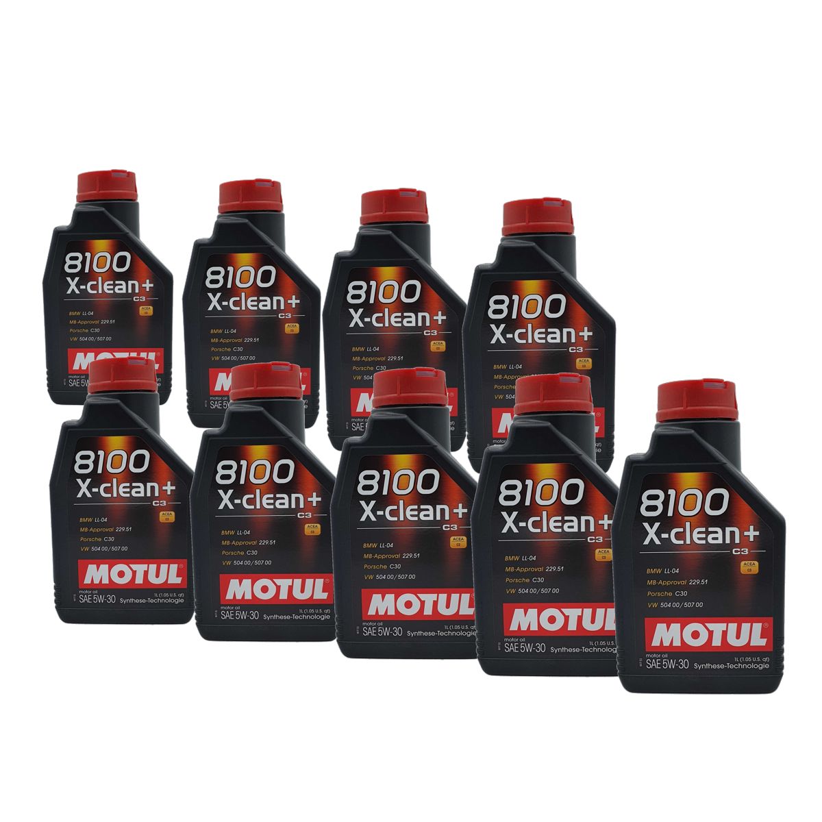 Motul 8100 X-clean+ 5W-30 9x1 Liter