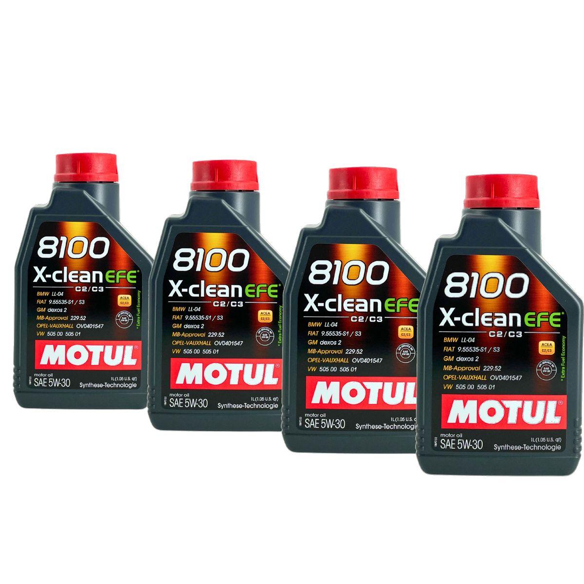 Motul 8100 X-clean EFE 5W-30 4x1 Liter