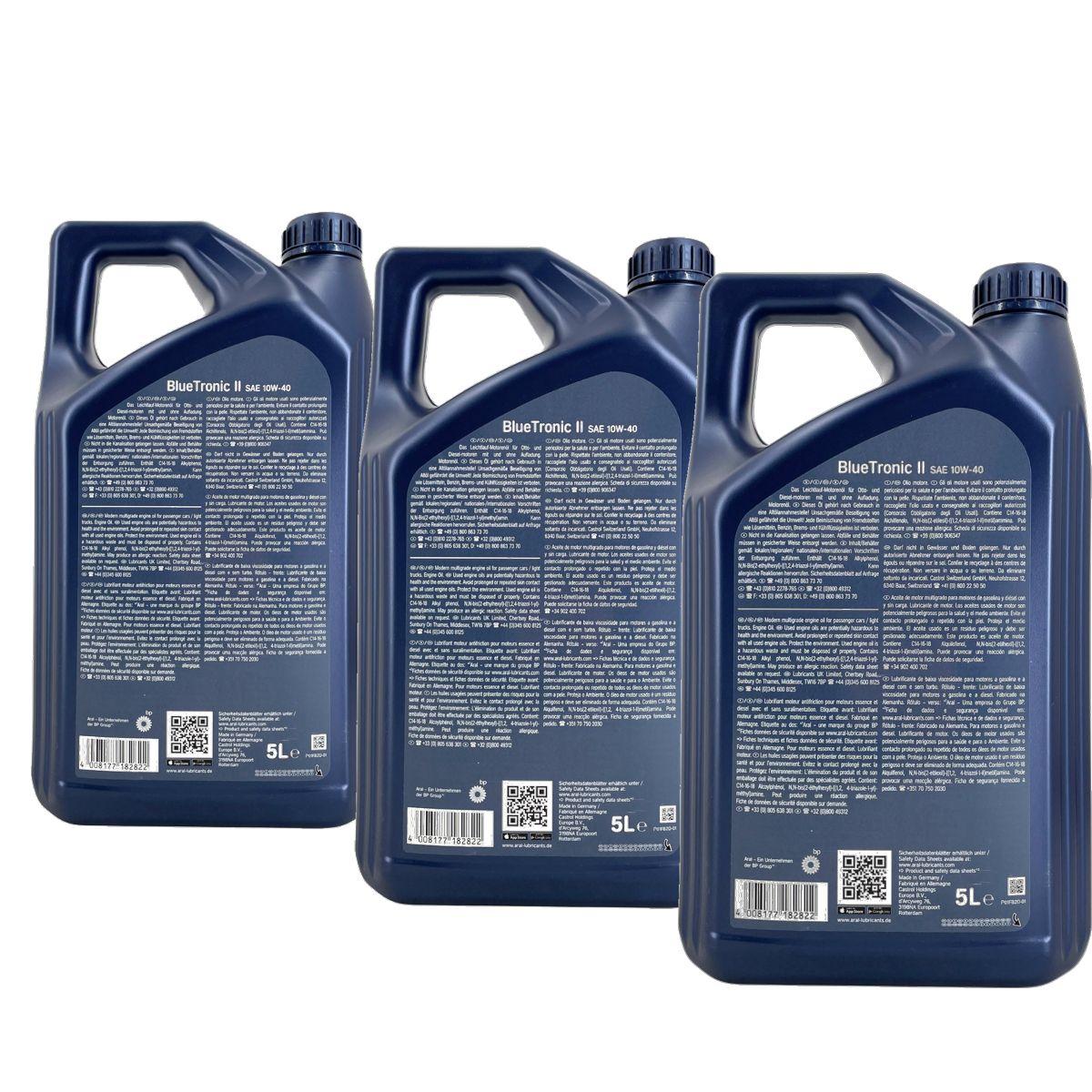 Aral BlueTronic II 10W-40 3x5 Liter