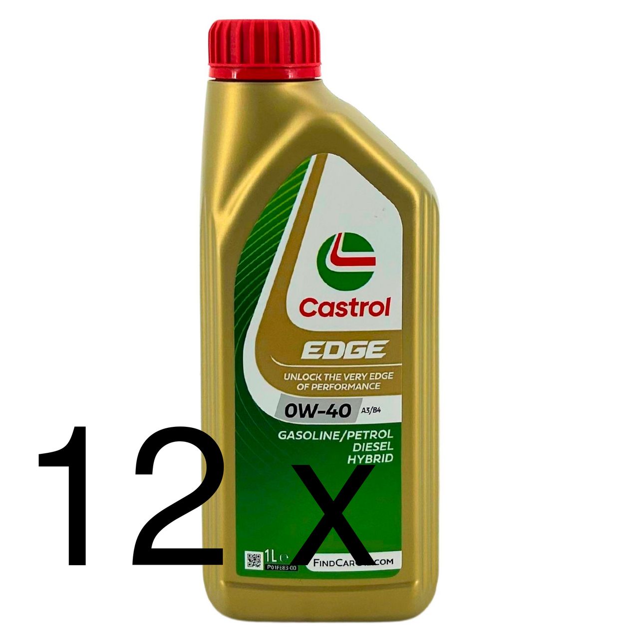 Castrol Edge 0W-40 A3/B4 12x1 Liter Castrol Edge 0W-40 A3/B4 12x1 Liter