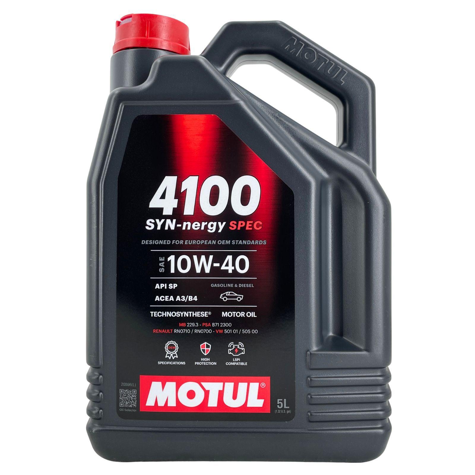 Motul 4100 SYN-nergy SPEC 10W-40 5 Liter