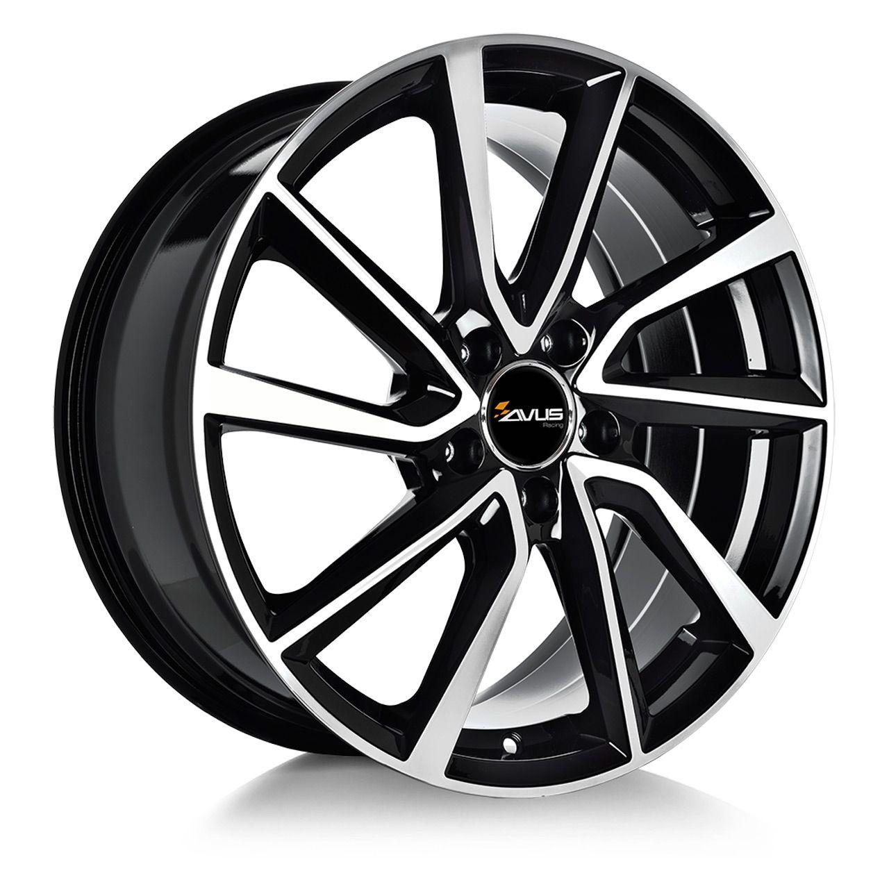 AVUS RACING AC-518 black polished 8.5Jx20 5x114 ET35