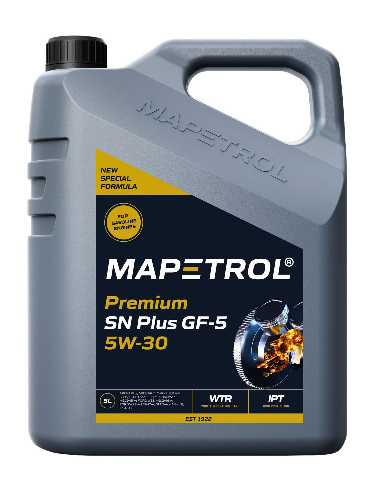 Mapetrol Premium SN Plus GF-5 5W-30 5 Liter Mapetrol Premium SN Plus GF-5 5W-30 5 Liter