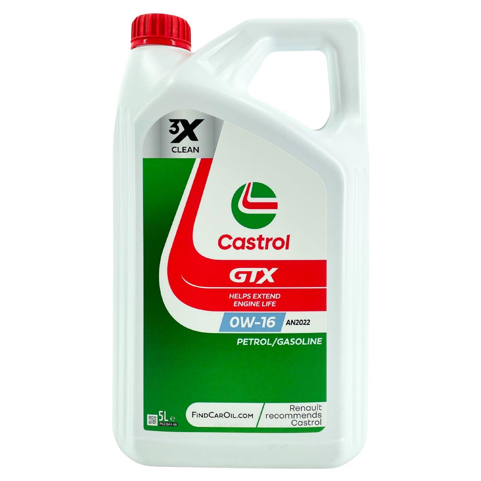 Castrol GTX 0W-16 AN2022 5 Liter