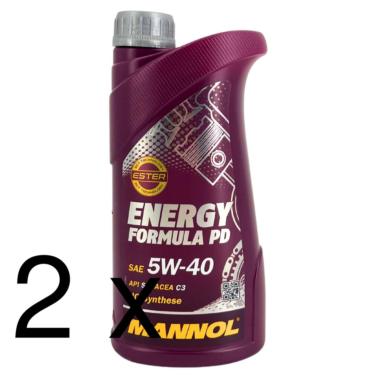 Mannol Energy Formula PD 5W-40 2x1 Liter Mannol Energy Formula PD 5W-40 2x1 Liter
