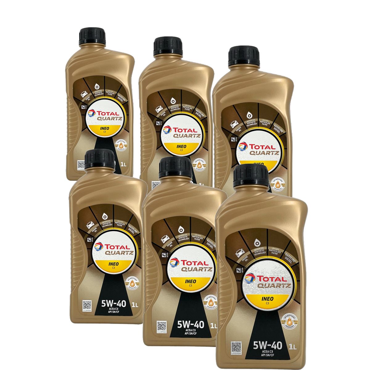 Total Quartz Ineo C3 5W-40 6x1 Liter