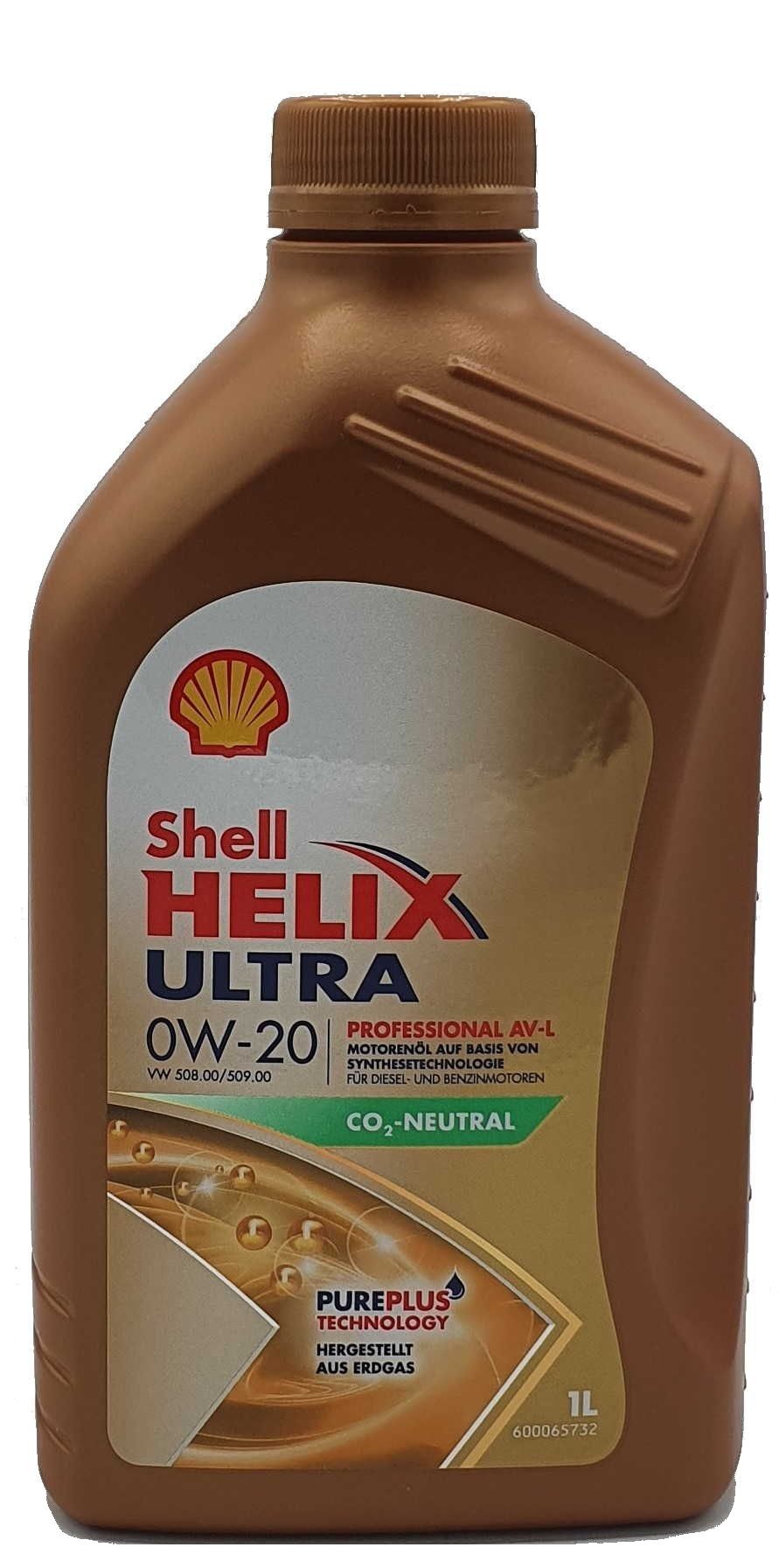 Shell Helix Ultra Professional AV-L 0W-20 1 Liter