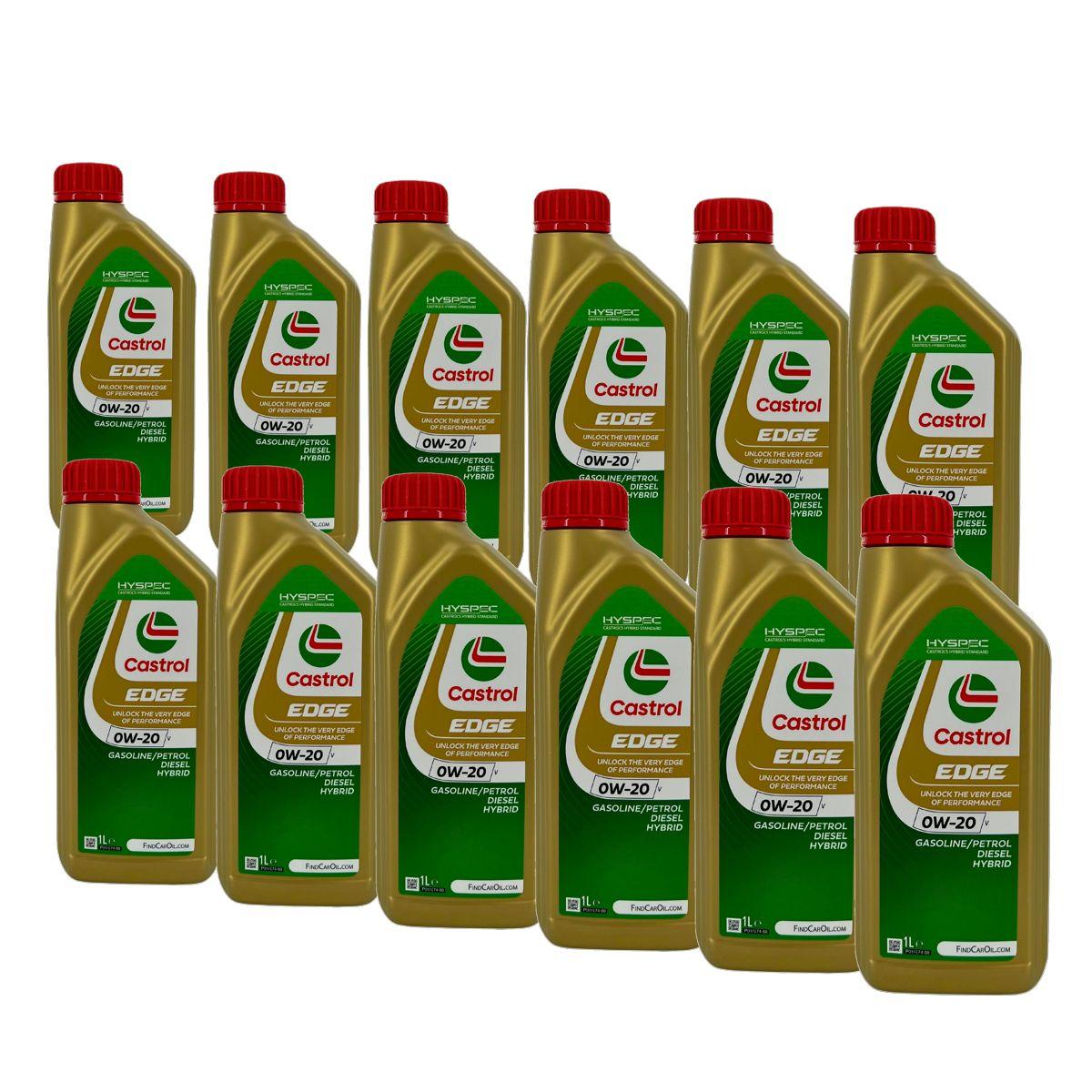 Castrol Edge 0W-20 V 12x1 Liter