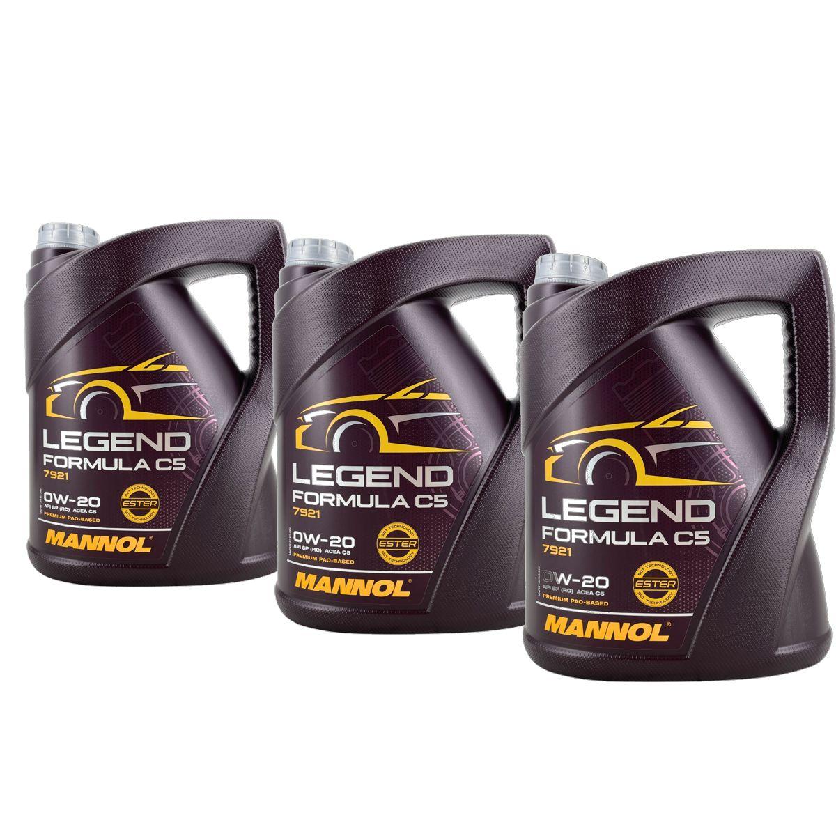 Mannol Legend Formula C5 0W-20 3x5 Liter