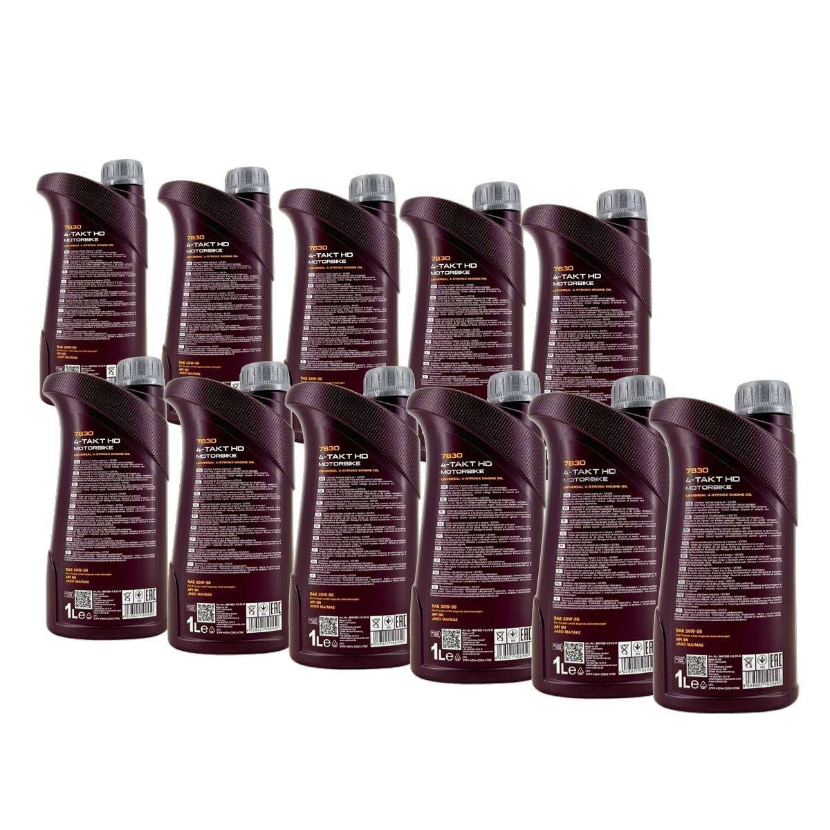 Mannol 4-Takt Motorbike HD 20W-50 11x1 Liter