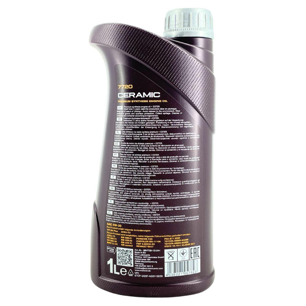 Mannol Ceramic 5W-30 1 Liter