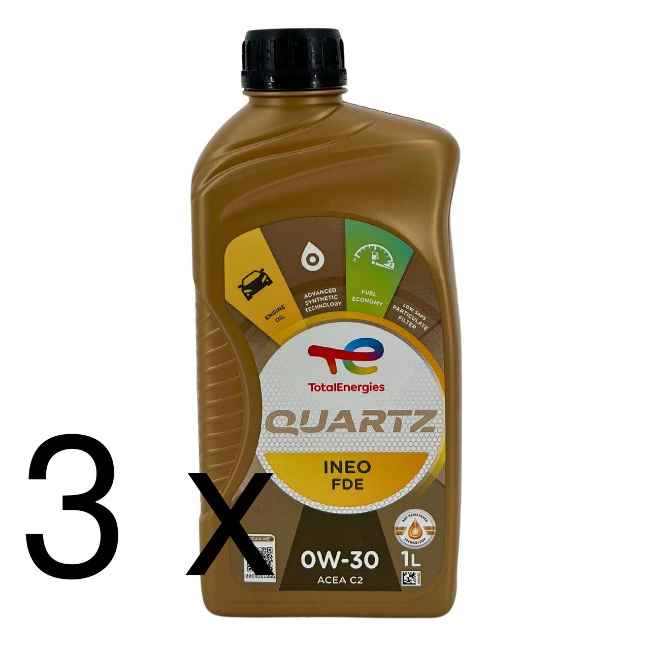 Total Quartz Ineo FDE 0W-30 3x1 Liter