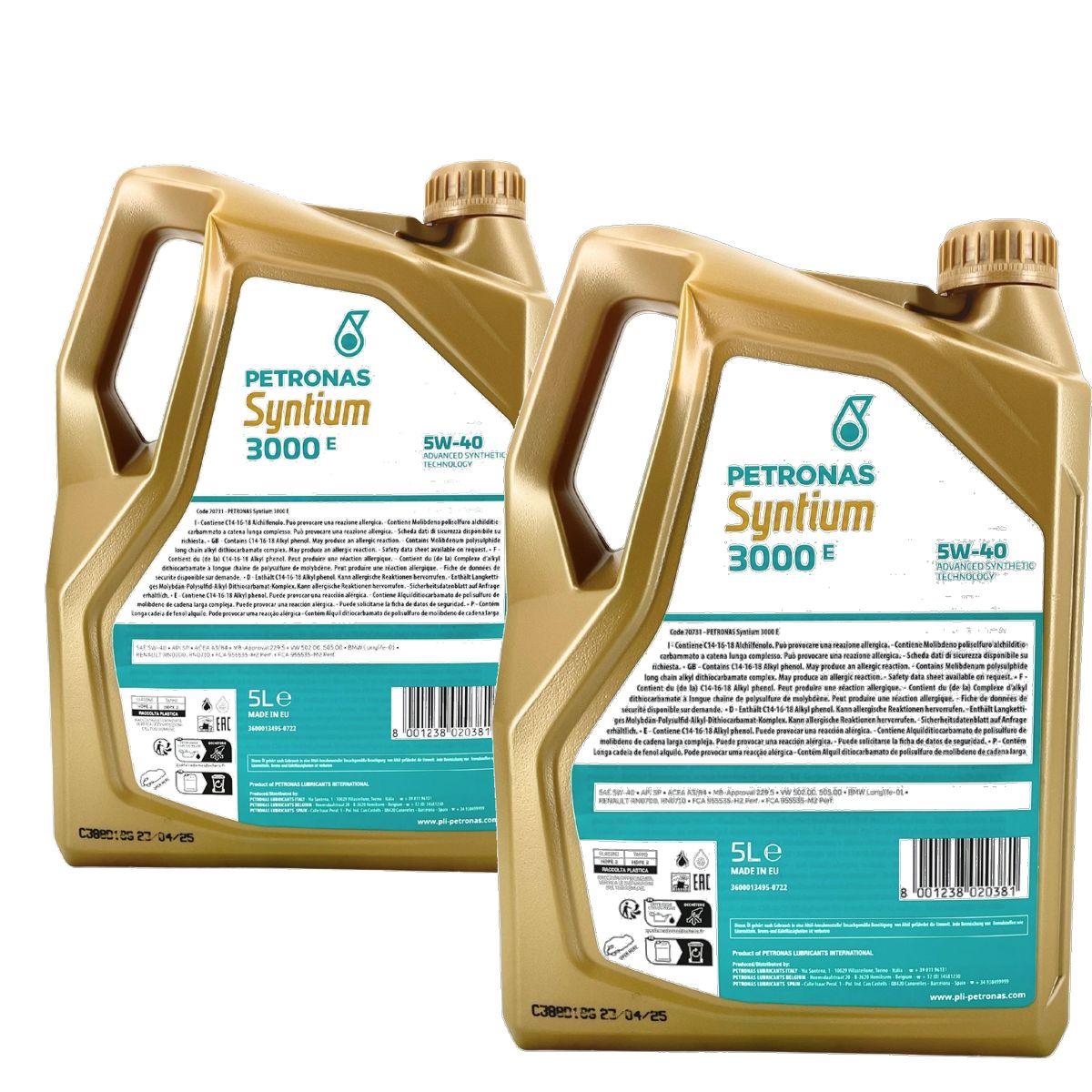 Petronas Syntium 3000 E 5W-40 SP 2x5 Liter