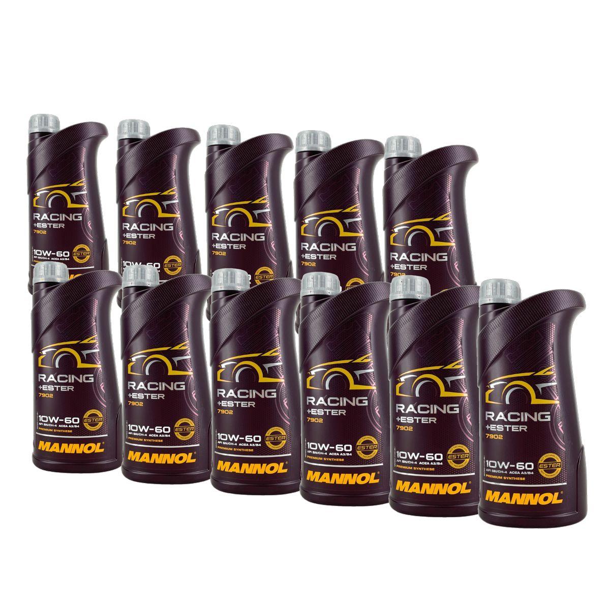 Mannol Racing + Ester 10W-60 11x1 Liter