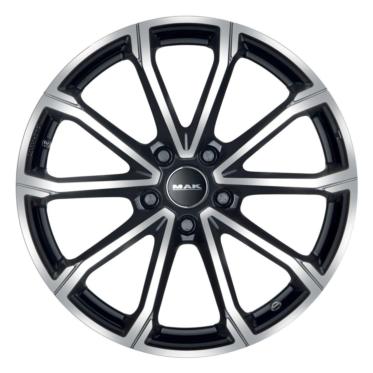 MAK DAVINCI black mirror 8.0Jx18 5x110 ET34